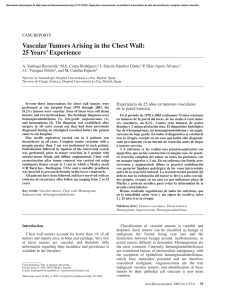 Vascular Tumors Arising in the Chest Wall: 25 Years` Experience