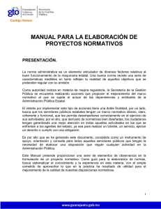 manual para la elaboración de proyectos normativos presentación.