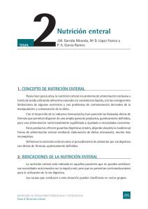 Nutrición enteral