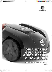 QG, Automower, 105, Quick Guide, 2016, ES, PT, IT, EN