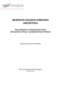 residuos solidos urbanos argentina