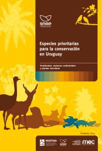 Especies Prioritarias para la Conservaci&oacute;n en Uruguay