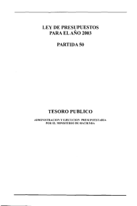 TESORO PUBLICO - Biblioteca Digital DIPRES