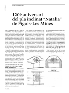 120è aniversari del pla inclinat “Natalia”