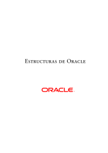 Estructuras de Oracle