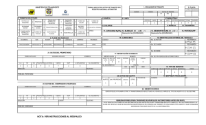 Formulario de Solicitud de Trámites RUNT