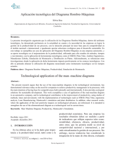Aplicación tecnológica del diagrama hombre–máquinas. Pág 17