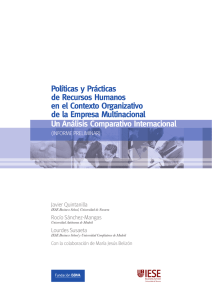 políticas y prácticas de recursos Humanos en el contexto