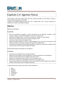 Capítulo 2.4: Agentes físicos