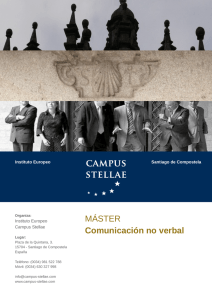 MÁSTER Comunicación no verbal - Instituto Europeo Campus Stellae