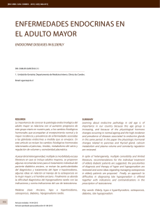 EnfErmEdAdEs EndocrinAs En El Adulto mAyor