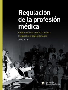 Regulacion de la Profesión Médica
