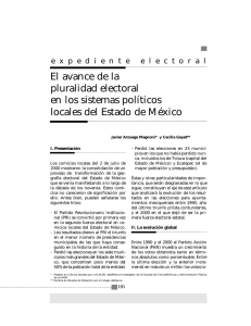 El avance de la pluralidad electoral en los sistemas políticos locales