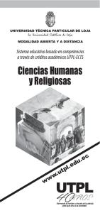 Ciencias Humanas y Religiosas