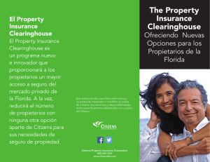 The Property Insurance Clearinghouse