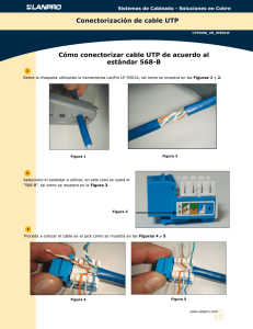 Conectorización de cable UTP