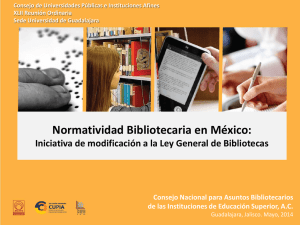 Normatividad Bibliotecaria en México