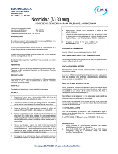 Neomicina (N) 30 mcg.