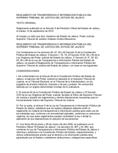 Reglamento de Transparencia e Información Pública del Supremo