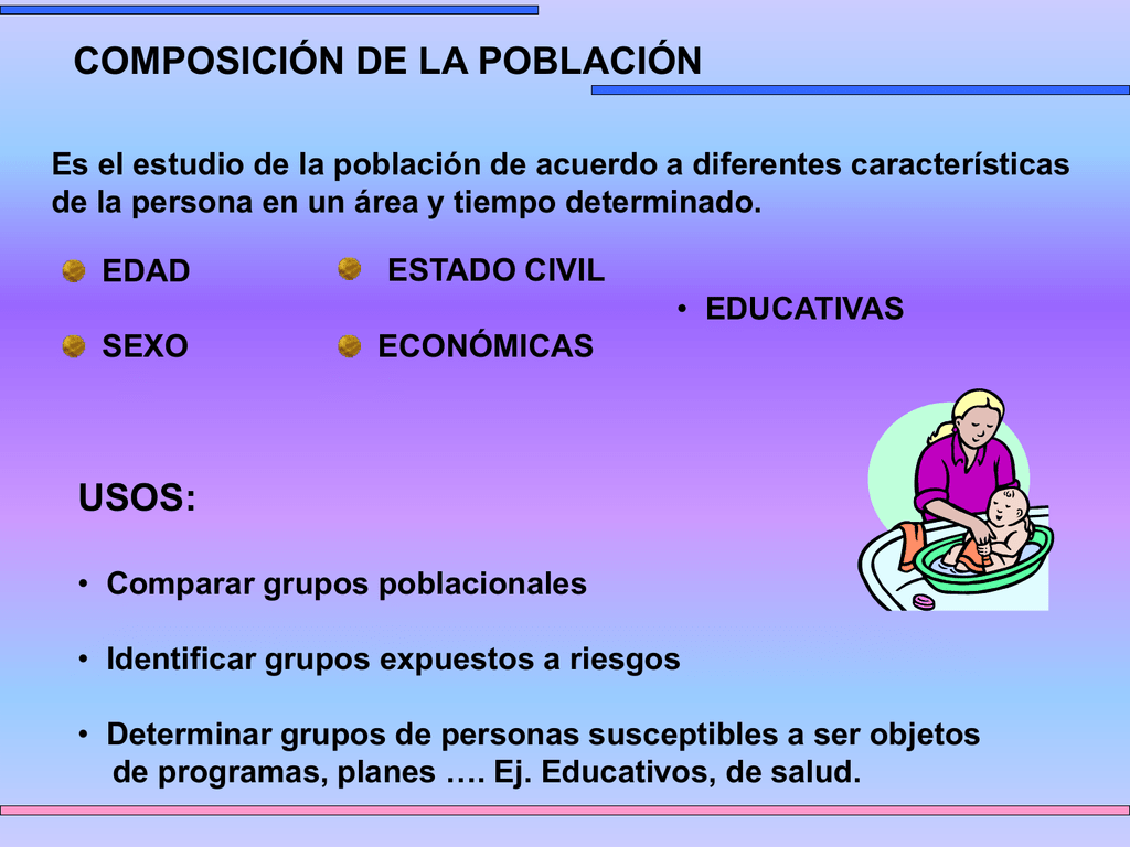 Composición De La Población Grupos De Edad 8499