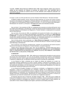 i12-23-94 NORMA Oficial Mexicana NOM-021-SSA1