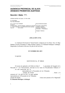 SENTENCIA nº 291-13 , SR. RODRIGUEZ, desestima recurso