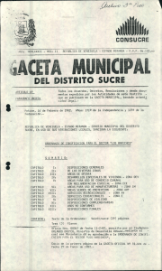 CDNSUCRE - Alcaldía del Municipio Sucre
