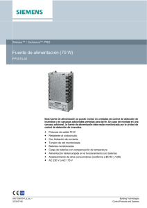 FP2015-A1 Fuente de alimentación (70 W) – A6V10367041