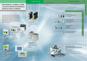Relés electrónicos, Relay, HMI, Control, sistemas de automatización