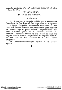 Acuerdo - Aprobando otro del Gobernador Intendente de San Juan