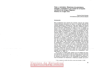 Casa y vecindario. Relaciones de parentesco, amistad y vecindad