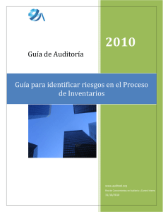 Guía de Auditoría Guía para identificar riesgos en el Proceso de