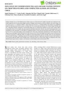 influence of conservation tillage and soil water content on