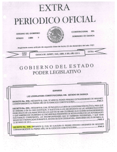 periodico oficial - Congreso del Estado