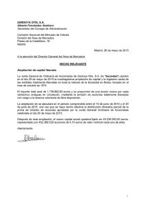 Acuerdo Junta General Accionistas 2015