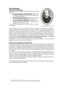 Leyes de Mendel