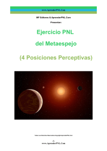 Ejercicio PNL del Metaespejo (4 Posiciones Perceptivas)