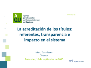 referentes, transparencia e impacto en el sistema