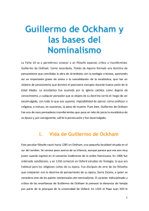 Guillermo de Ockham y las bases del Nominalismo