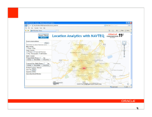 Location Analytics with NAVTEQ - Page 1