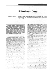 El Hábeas Data - Universidad San Francisco de Quito
