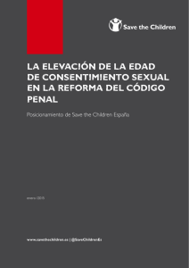 la elevación de la edad de consentimiento sexual en la reforma del