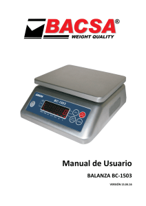 150115 Manual de Utilización Balanza BC-1503