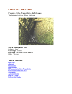 Proyecto Hidro-Arqueológico de Palenque