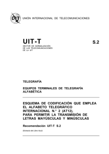 UIT-T Rec. S.2