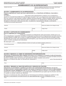 Appointment of Rep Form CMS1696Spanish-508