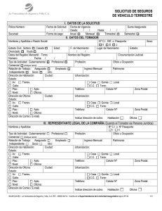 Solicitud de Seguro de Vehículo 1.5.1