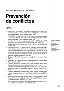 Prevención de conflictos