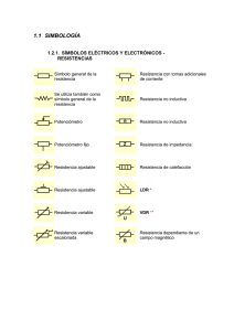 Simbología sobre electricidad. Enviada por José Vigueras.