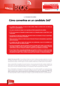 Cómo convertirse en un candidato 360º